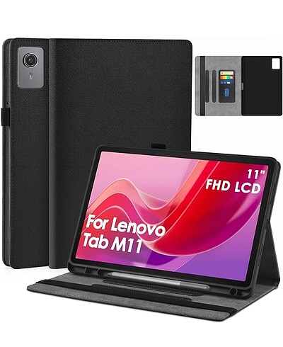 Lenovo Tab M11 Tablet Kılıfı Siyah