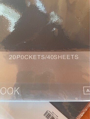  Clear book A4 20 poşet sunum dosyası