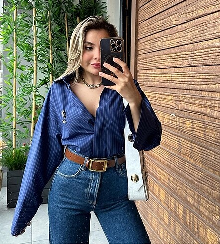 Zara guess muadili cizgili gömlek