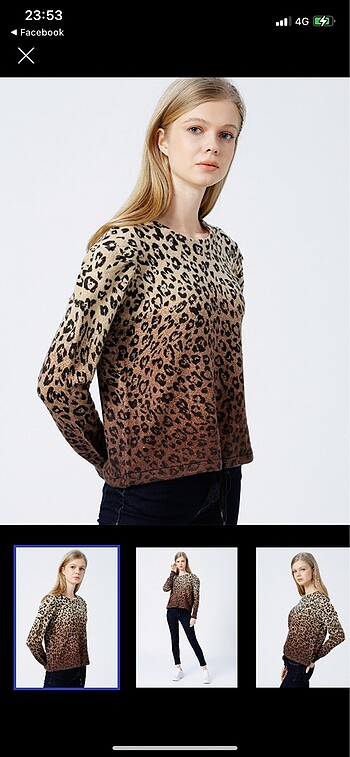 DKNY yün kazak