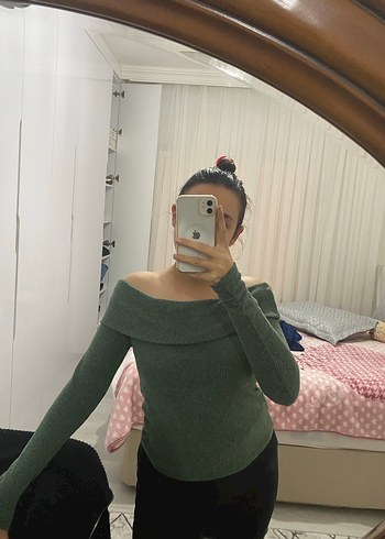 Boğazlı, Vücuda Oturan Kadın Kazak - Görsel 2