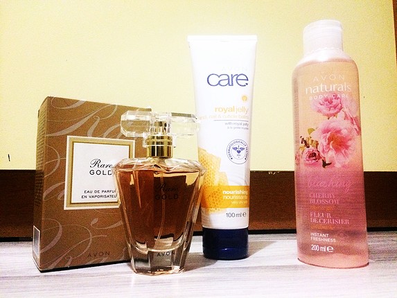 Avon rare gold el kremi vücüt losyonu