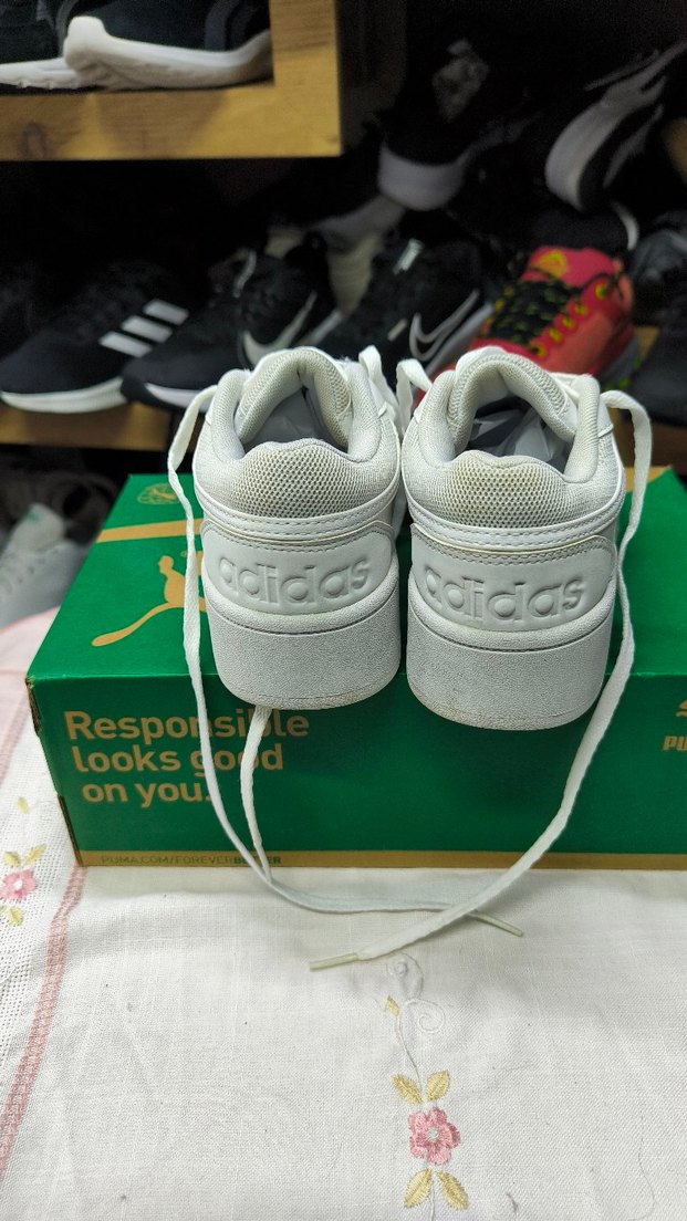 Beyaz Kadın Günlük Spor Ayakkabı Platform Topuklu - Görsel 4