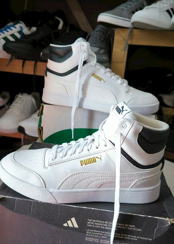 Puma Beyaz Erkek Spor Ayakkabısı Velcro