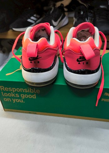 Pembe Bağcıklı Kadın Spor Ayakkabı - Görsel 4