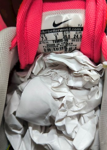 Pembe Bağcıklı Kadın Spor Ayakkabı - Görsel 7