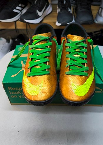 Turuncu Desenli Erkek Futbol Ayakkabısı - Görsel 2