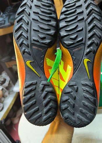 Turuncu Desenli Erkek Futbol Ayakkabısı - Görsel 6