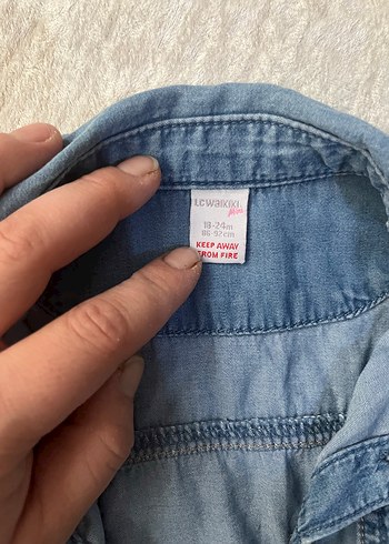 Düğmeli erkek Çocuk Kot Ceket - Görsel 2