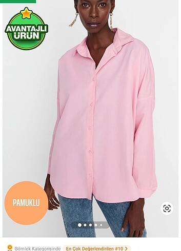 Trendyolmilla pembe gömlek