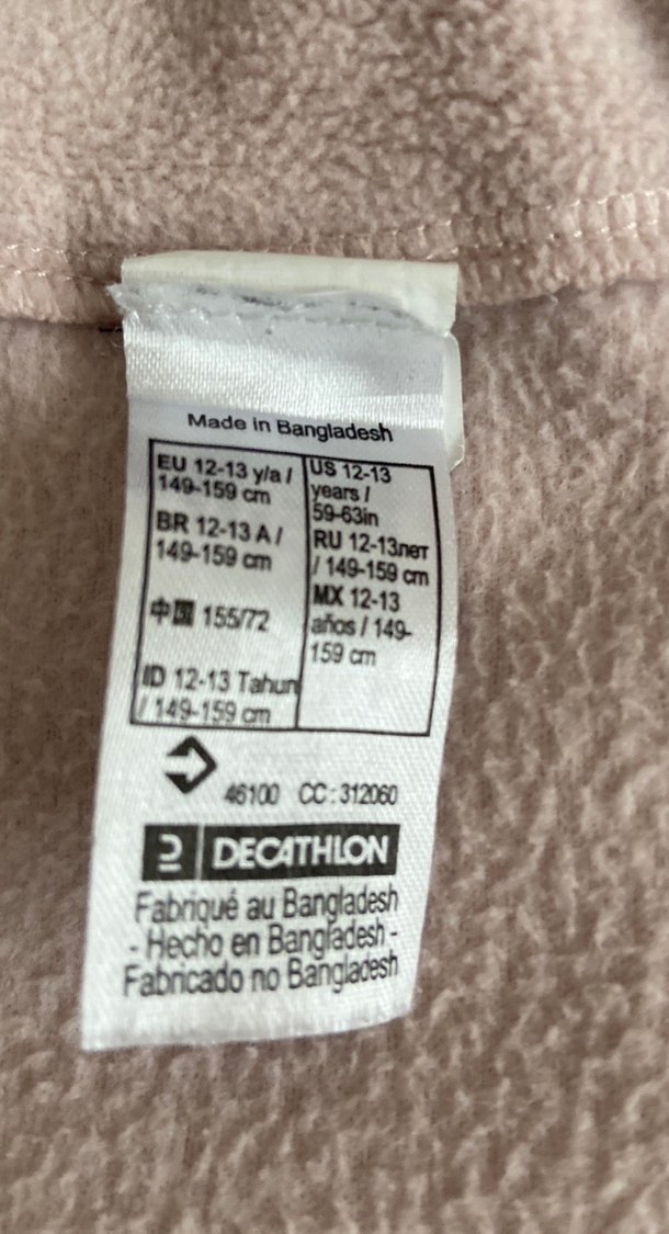 Kız çocuk Lacivert Fermuarlı ikili mont içi polar ayrı kullanım - Görsel 2