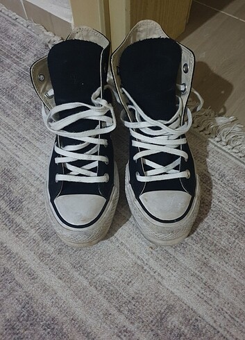 36,5 Beden siyah Renk Orijinal Converse