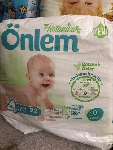 4 Beden: 7-18 kg Beden molfix bebek bezi