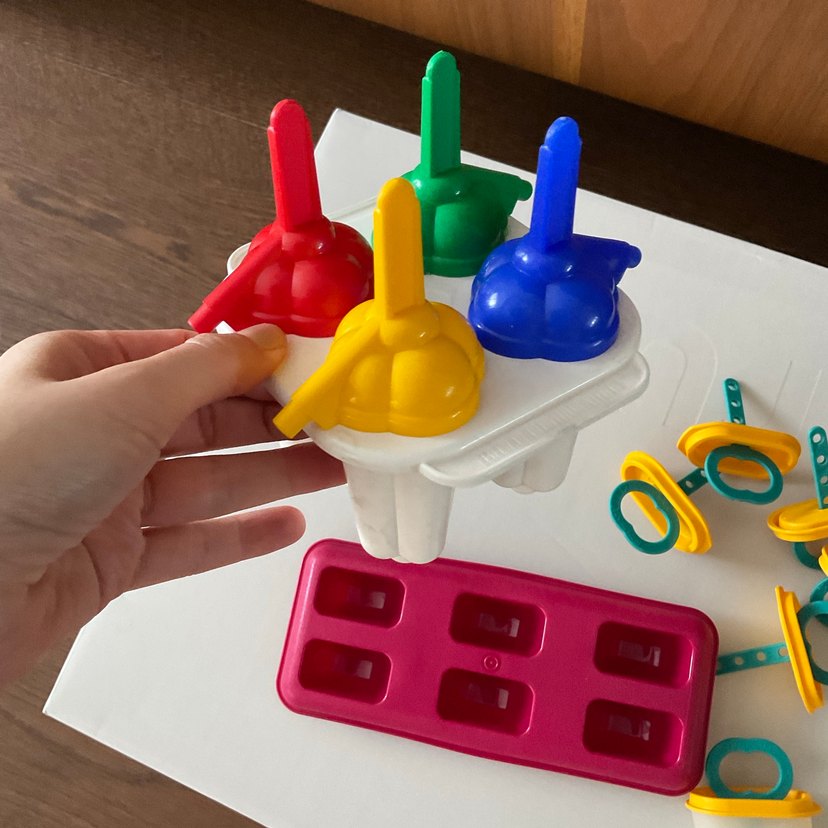 Renkli Dondurma Kalıbı ve Kapakları - Görsel 3