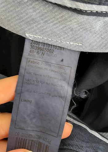 Fabrika Erkek Lacivert Regular Fit Denim Pantolon - Görsel 6