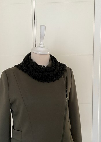 Siyah Örgü Kadın Atkı - Görsel 12