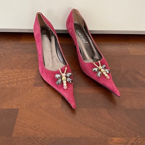 Vintage bordo stiletto