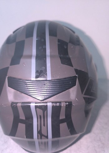 LS2 Siyah Gri Motor Kaskı - Görsel 5