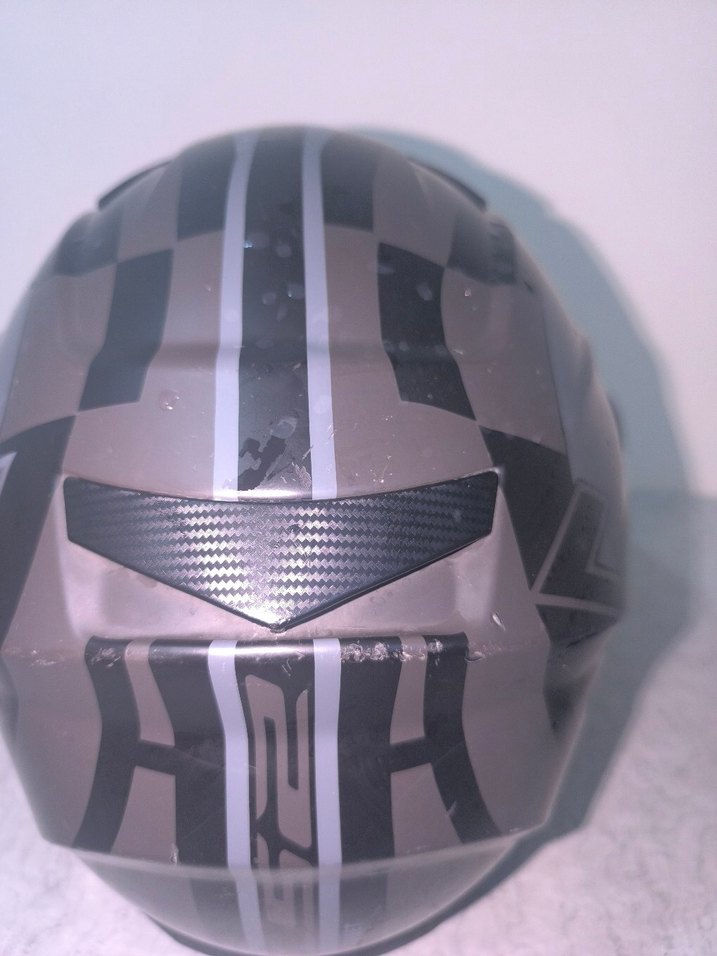 LS2 Siyah Gri Motor Kaskı - Görsel 5