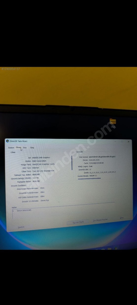 Siyah Lenovo Laptop - Görsel 2