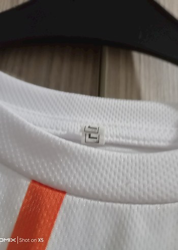 Erkek Beyaz Kısa Kollu Spor Tişört - Görsel 2