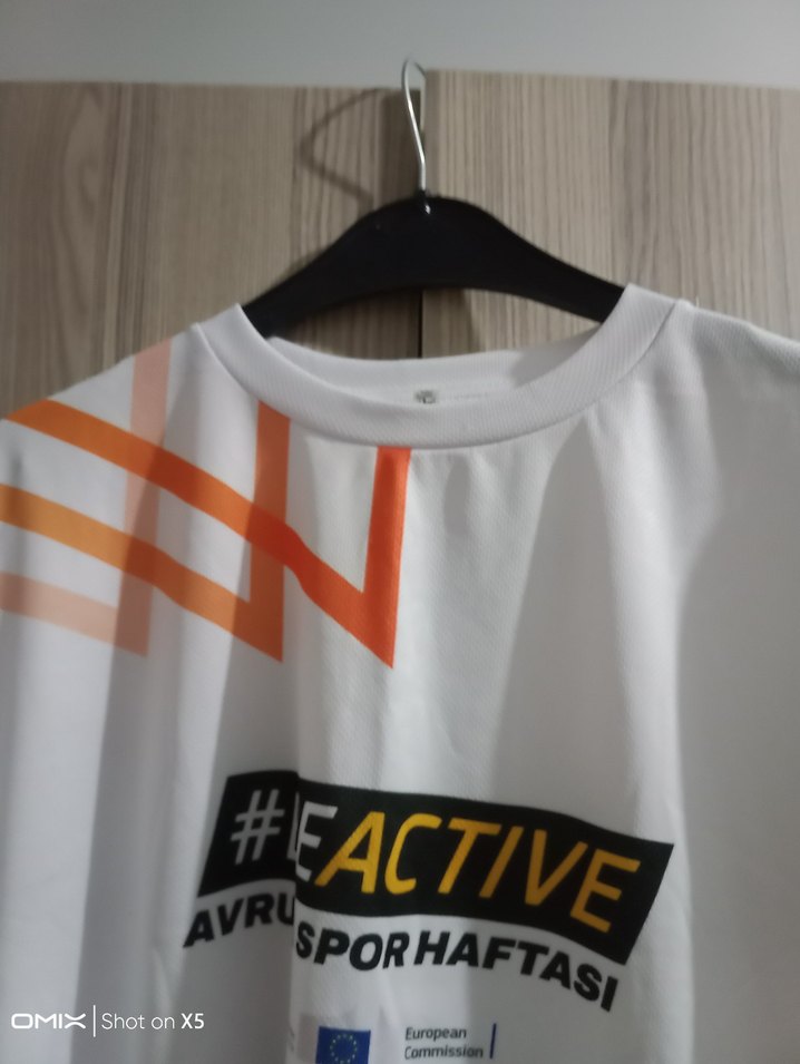 Erkek Beyaz Kısa Kollu Spor Tişört - Görsel 3