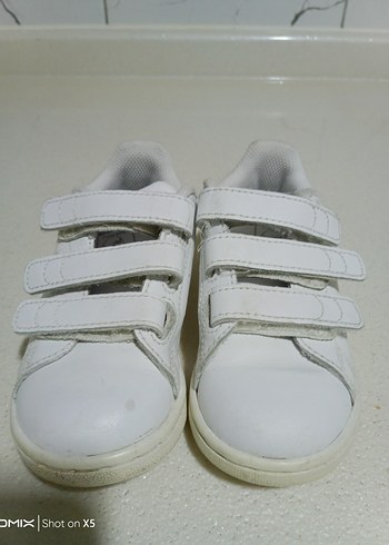 Kız Çocuk Beyaz Cırt Cırtlı Spor Ayakkabı - Görsel 6