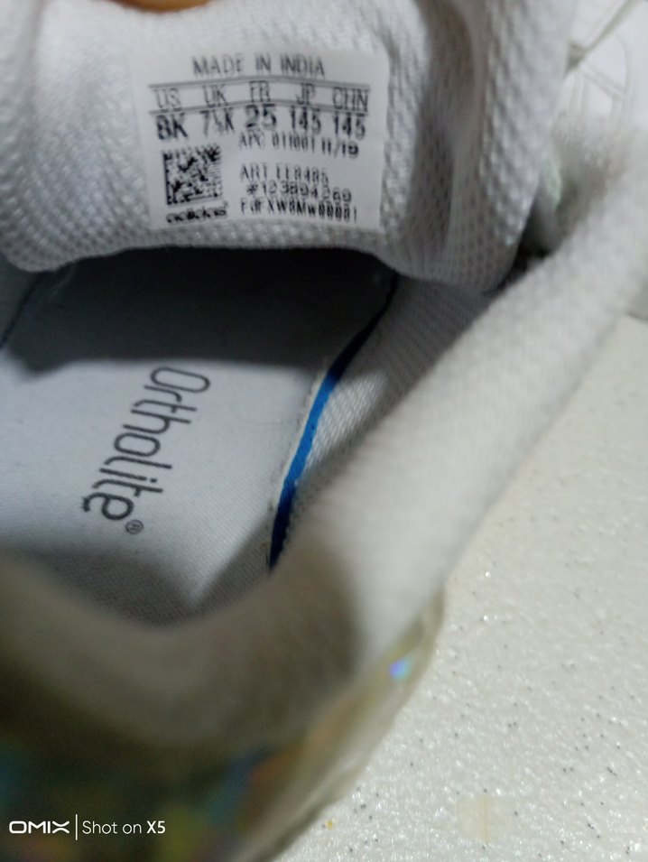 Kız Çocuk Beyaz Cırt Cırtlı Spor Ayakkabı - Görsel 4