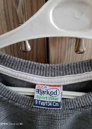 Erkek Gri Uzun Kollu Triko Sweatshirt - Görsel 2