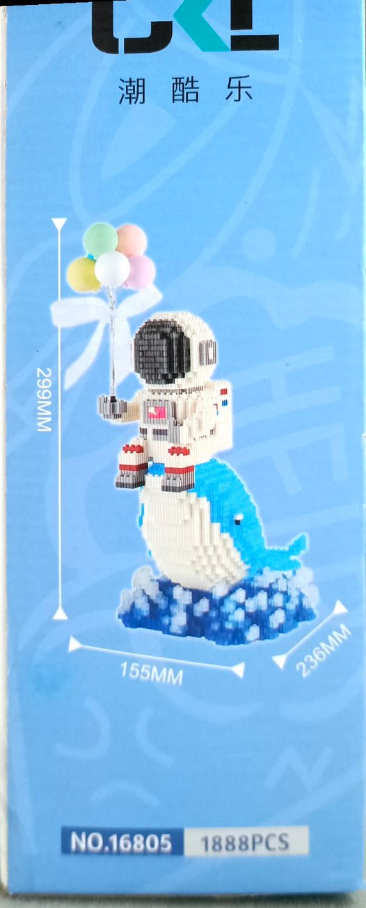 1888 parça astronot lego - Görsel 4