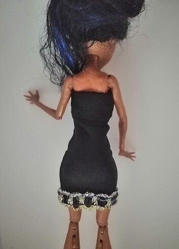 Beden Renk Monster high siyah straplez elbise