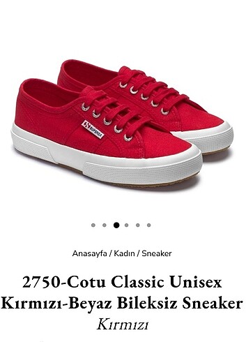 Superga sıfır etiketli ayakkabi 