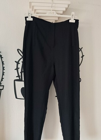 Trendyolmilla siyah cigarette kumaş pantolon
