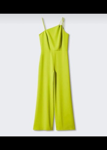 MANGO ASİMETRİK UZUN YEŞİL TULUM - Görsel 2