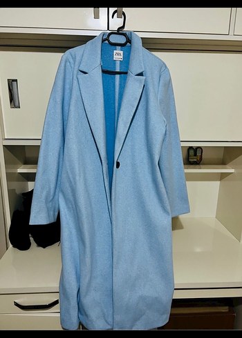 ZARA MAVİ KABAN - Görsel 3