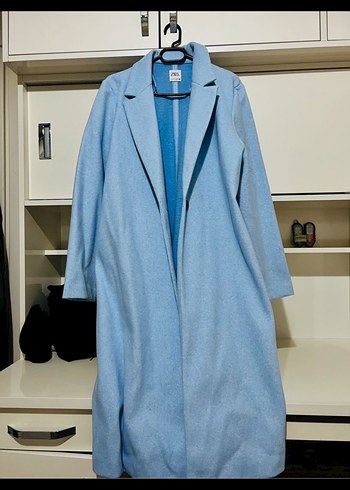 ZARA MAVİ KABAN - Görsel 2