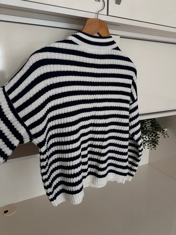 Pull bear Çizgili Triko Kadın Kazak - Görsel 4