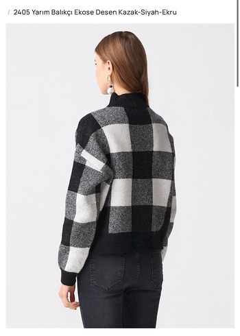 Dilvin Örgü Kazak - Görsel 4