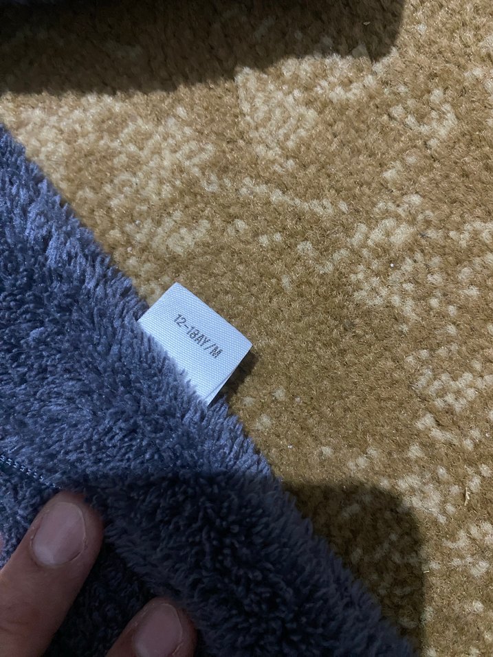 Kapüşonlu Gri Bebek Tulum - Görsel 3