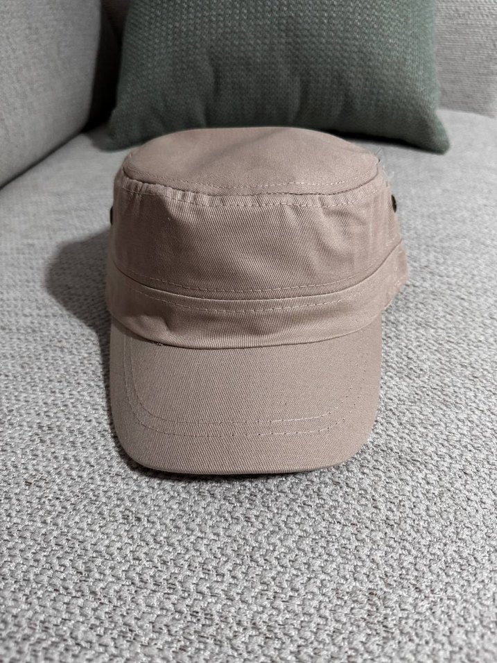 Bej Minimalist ERKEK Şapka - Görsel 2