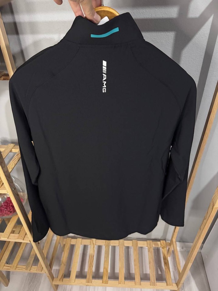 Erkek Siyah Puma Fermuarlı Rüzgarlık - Görsel 2