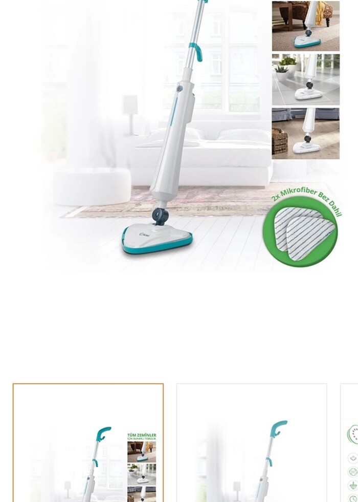 Kiwi buharlı mop - Görsel 3