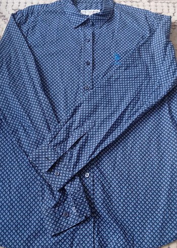 U.S Polo Assn. Mavi Uzun Kollu Regular Fit Gömlek