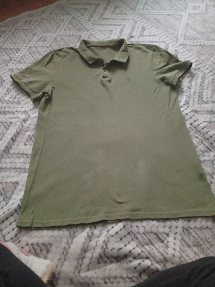 Erkek Haki Polo Yaka Tişört - Görsel 5