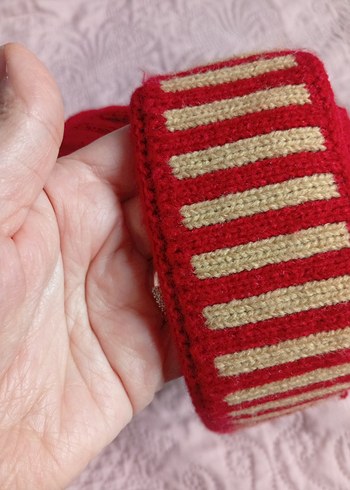 Kadın Renkli Örgü Bere - Görsel 2