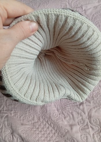 Kadın Renkli Örgü Bere - Görsel 6