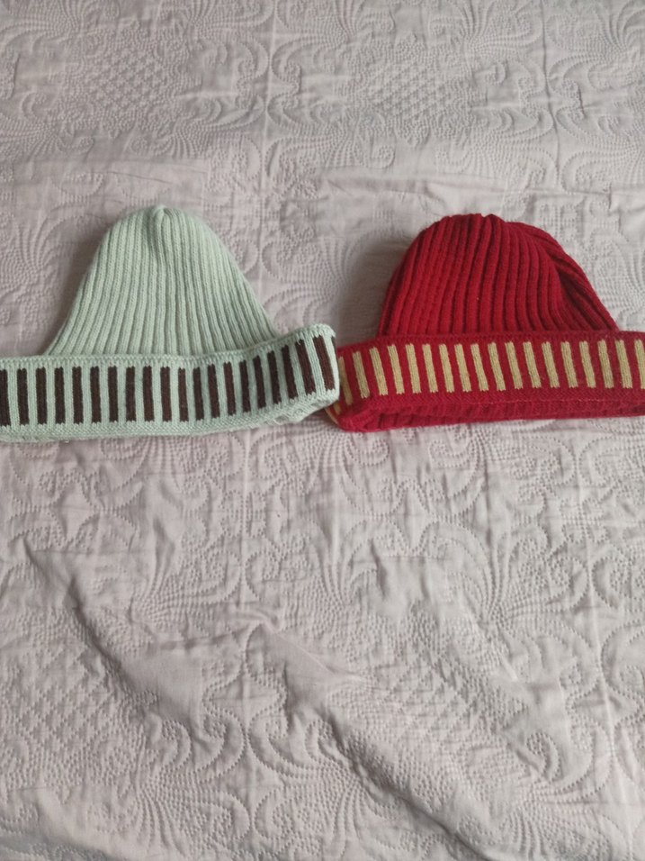 Kadın Renkli Örgü Bere - Görsel 3