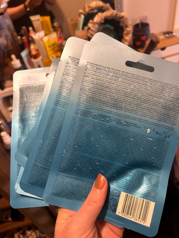 Garnier Hydra Bomb Nar Özlü Nemlendirici Maske - Görsel 2