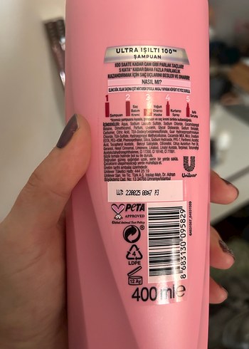  Beden Elidor Glycol + Vita C Şampuan 500 ml