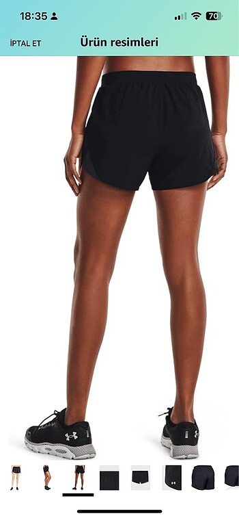 l Beden Under armour şort